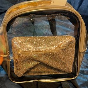Gold /Clear Back Pack